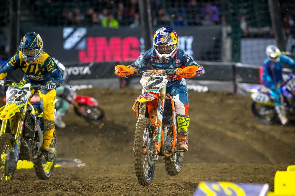 AMA Supercross 2019, Justin Barcia si aggiudica Anaheim1